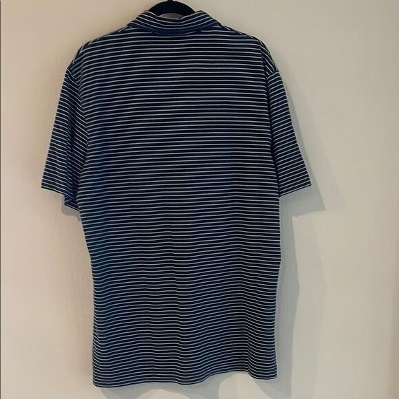 Ralph Lauren Men's Navy Striped Polo Golf Shirt - Picture 4 of 4